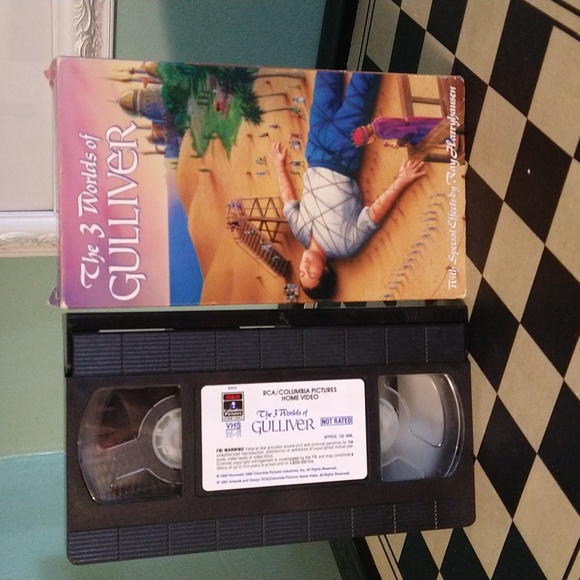 HOST PICK 6/$15 The 3 Worlds of Gulliver 1960 ‧ Fantasy/Family vintage VHS tape - Picture 3 of 5